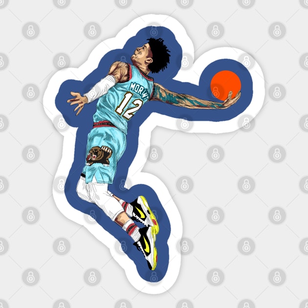 Ja morant Dunk Sticker by Mic jr